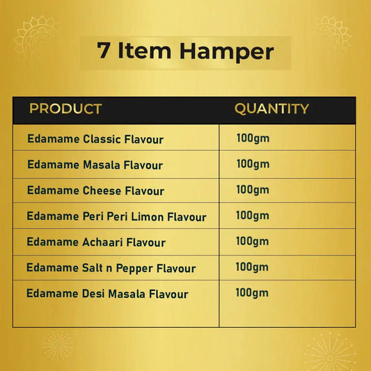 Edamame Beans – Healthy Gift Box (All 7 flavours)