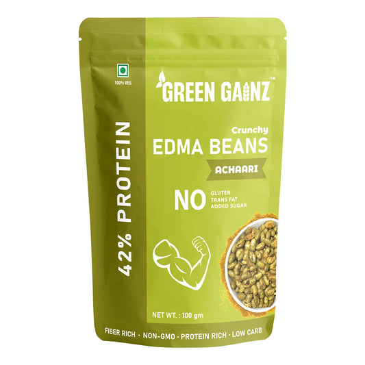 Edamame Achaari Flavour (Pack of 1 - 100gm )