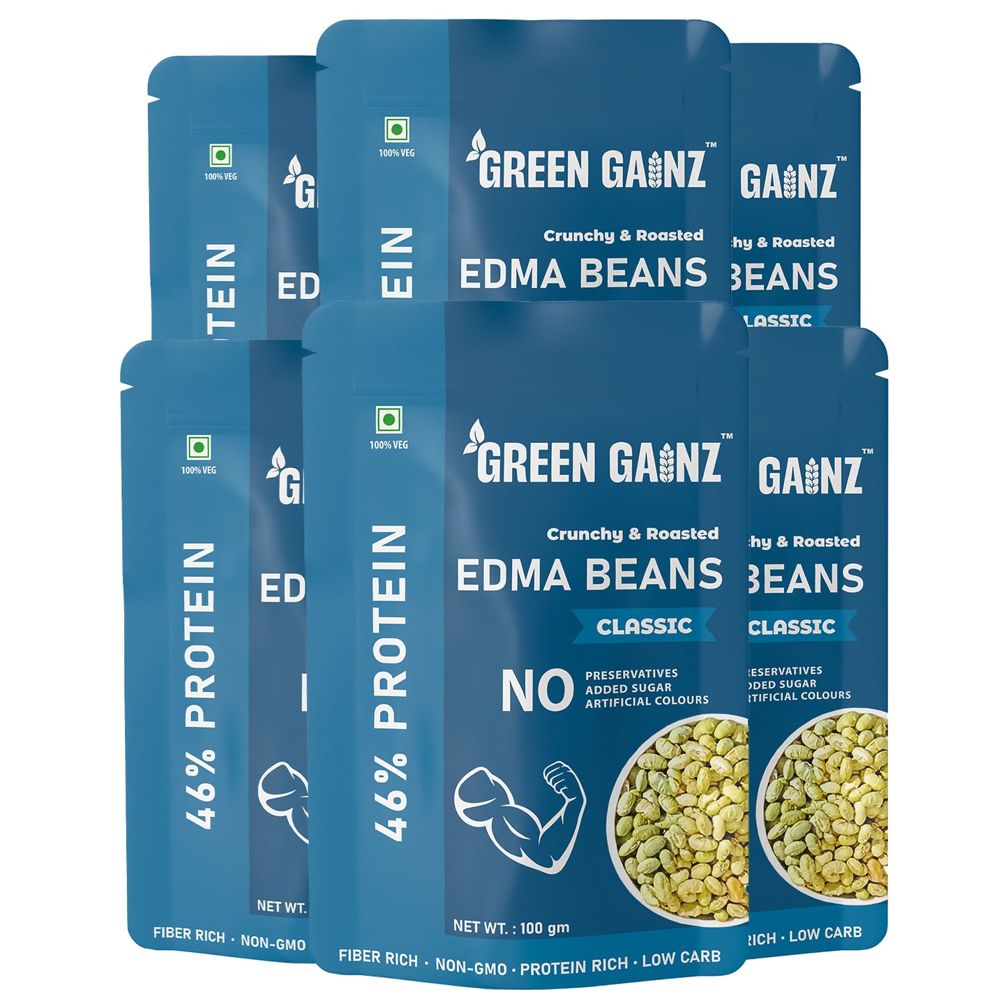 Edamame (Edma Beans) Classic Flavour - Pack of 6