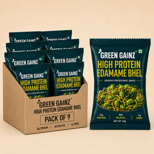High Protein Edamame Bhel (9 Packs x 30gm each)