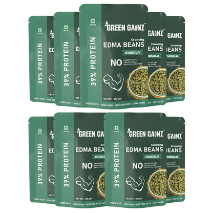 Edamame (Edma Beans) Masala Flavour - Pack of 9