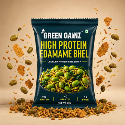 High Protein Edamame Bhel (9 Packs x 30gm each)
