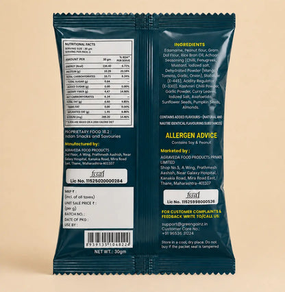 High Protein Edamame Bhel (9 Packs x 30gm each)