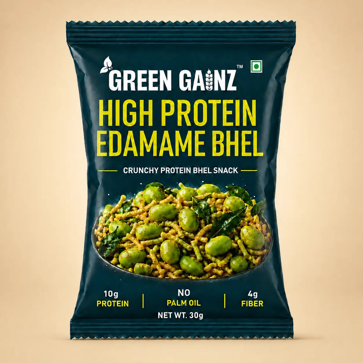 High Protein Edamame Bhel (9 Packs x 30gm each)