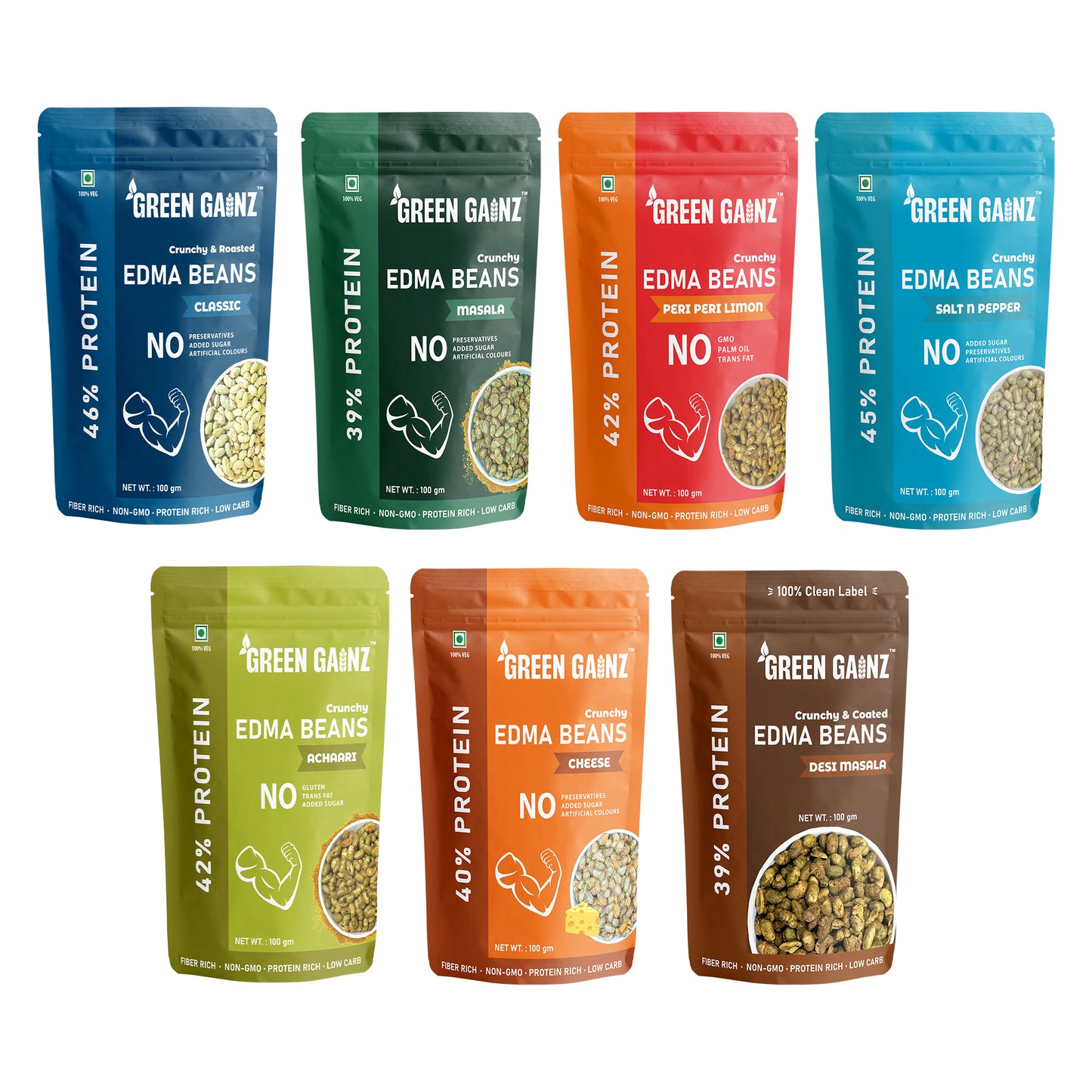 Edamame Beans – All 7 flavours Box