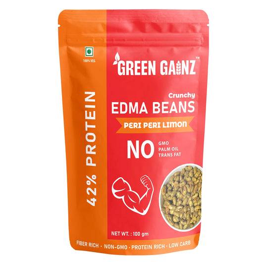 Edamame Peri Peri Limon Flavour (1 Pack - 100gm)