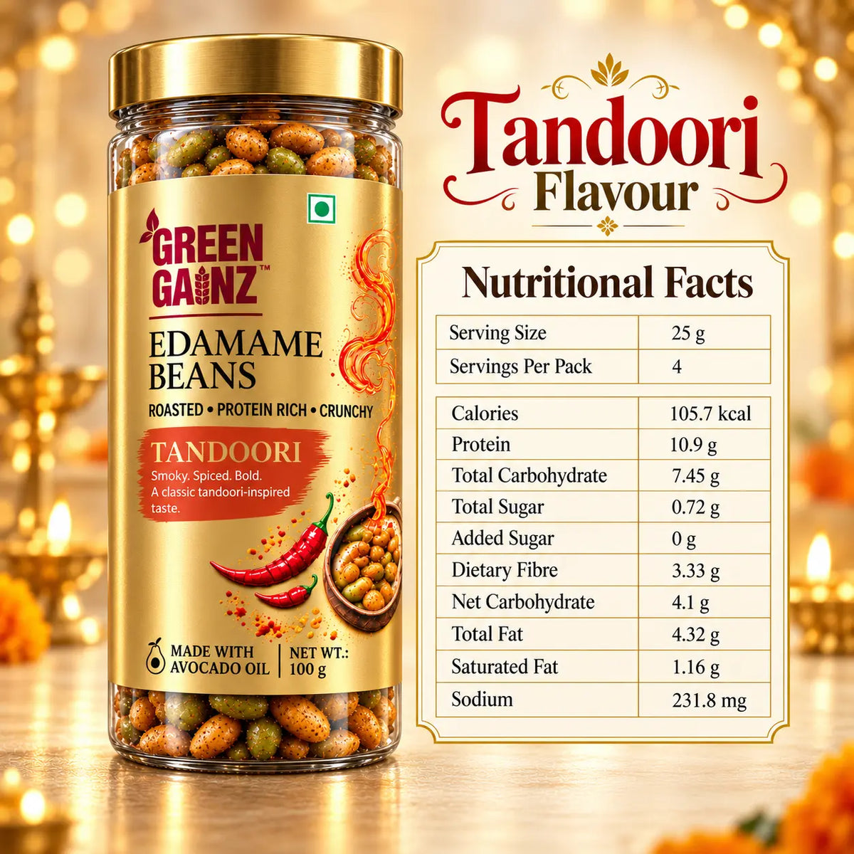 Edamame Beans Festive Pack(6 Flavours x 100gm)