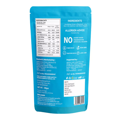 Edamame Salt n Pepper Flavour (Pack of 9 - 100gm each) – High Protein Vegan Snack